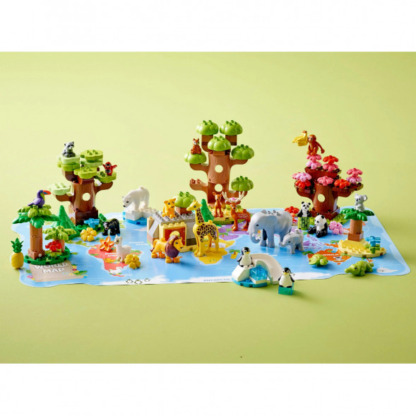 Конструктор LEGO DUPLO 10975 Дикие животные мира