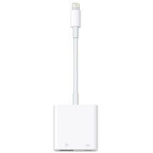 Разъем Apple Lightning - USB/Lightning, белый