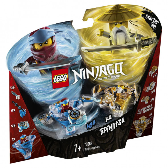 Конструктор LEGO Ninjago 70663 Ния и Ву: мастера Кружитцу
