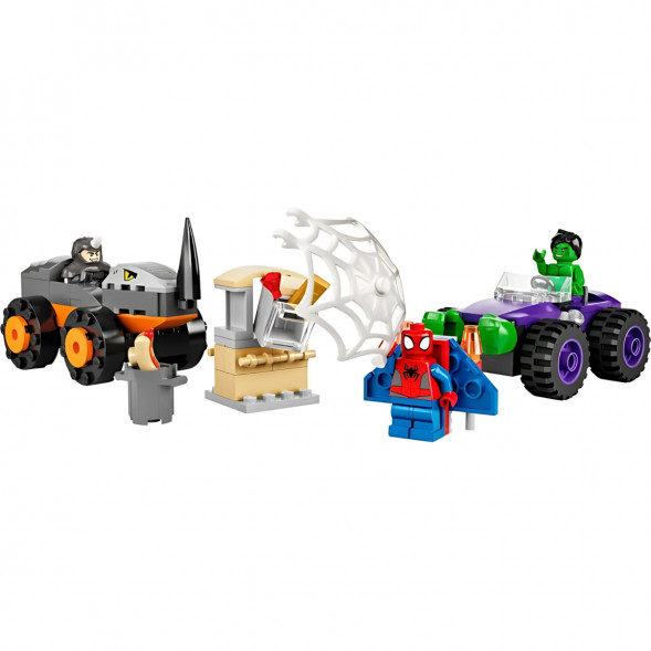 Конструктор LEGO Super Heroes 10782 Схватка Халка и Носорога на грузовиках в Омск