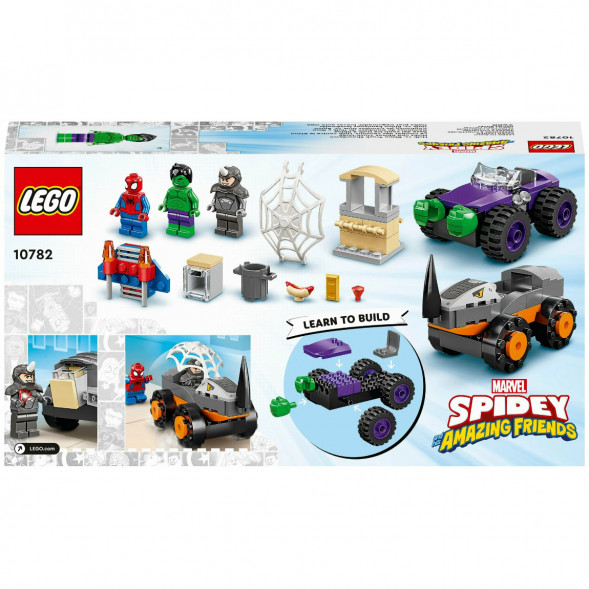 Конструктор LEGO Super Heroes 10782 Схватка Халка и Носорога на грузовиках в Омск